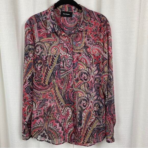 The Kooples Multicolor Paisley Blouse - Picture 4 of 11